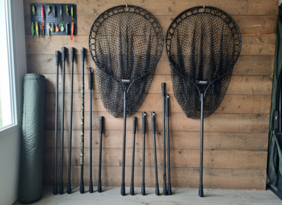 Landingsnetten en schepnetstelen