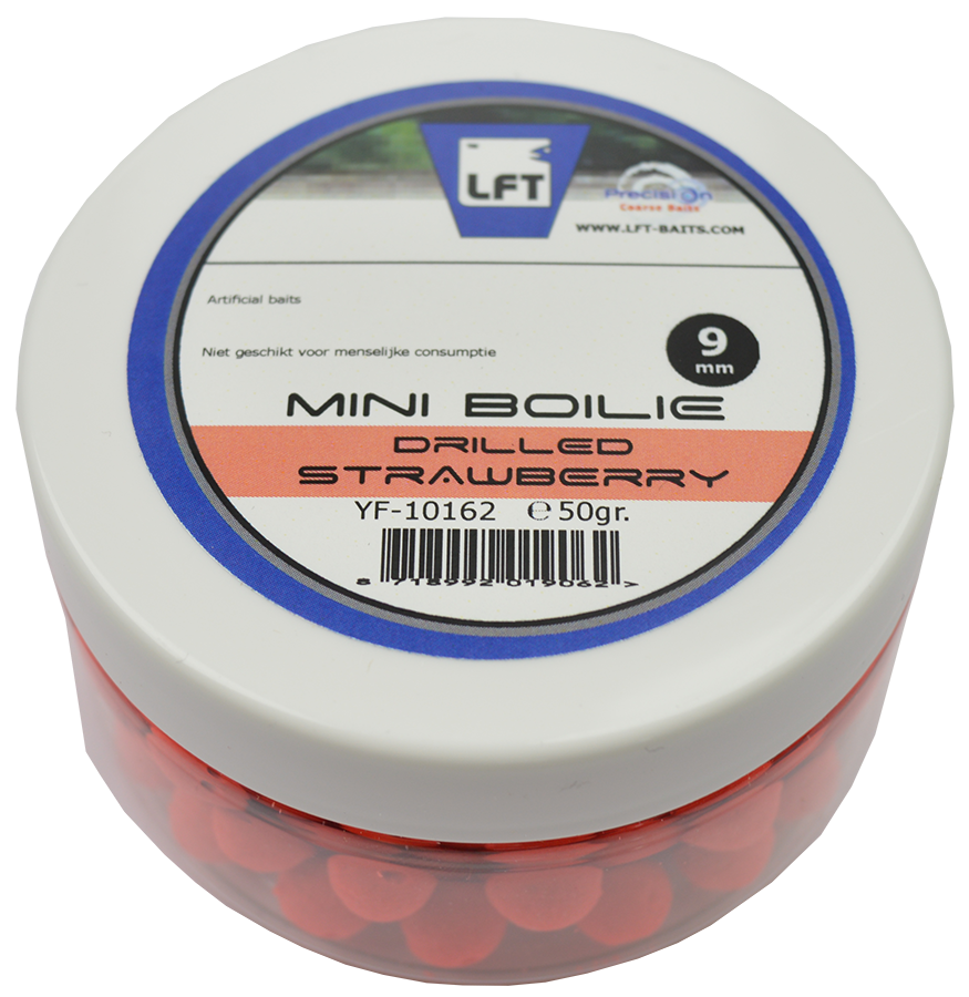 LFT Drilled Mini Bolie 50gr 9mm Strawberry