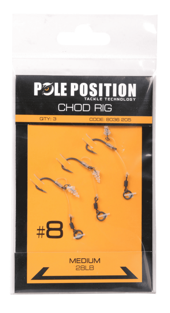 Pole Position Chod Rig Size 8 (3 stuks)