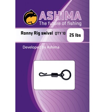 Ashima Ronny Rig Swivels 25lbs (10x)