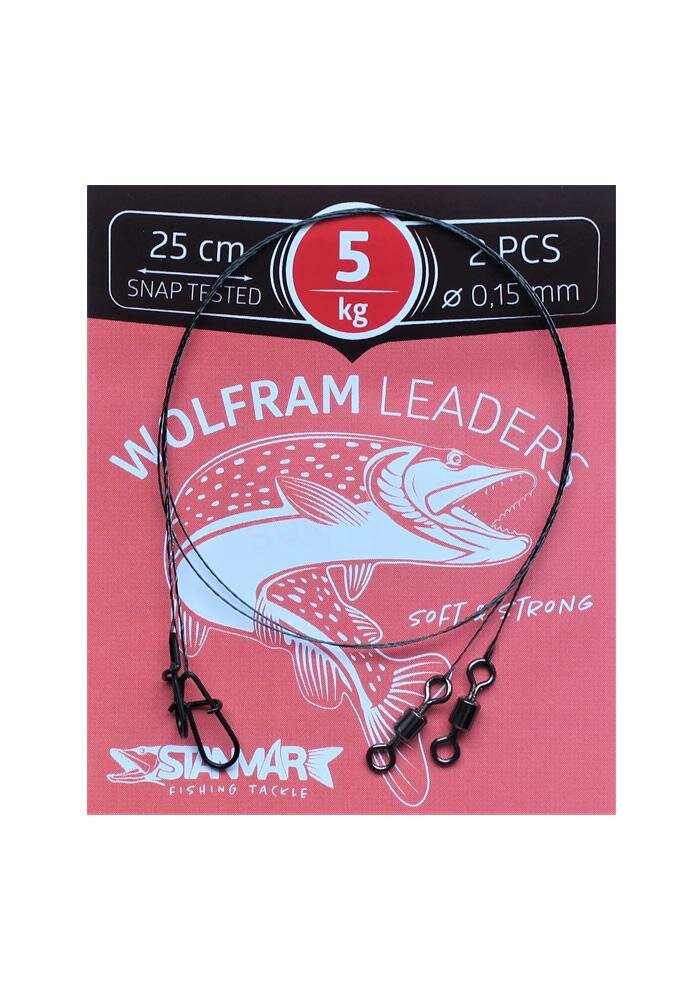 Stanmar Wolfram Leaders 25cm 5kg (2 stuks)