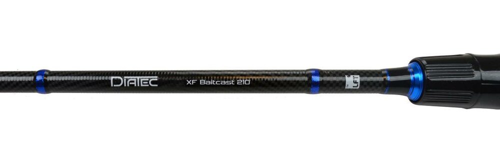 LFT hengel set DiaTec XF Baitcast 210 30-60gr. + Storm II  Braid 14/00 Yellow