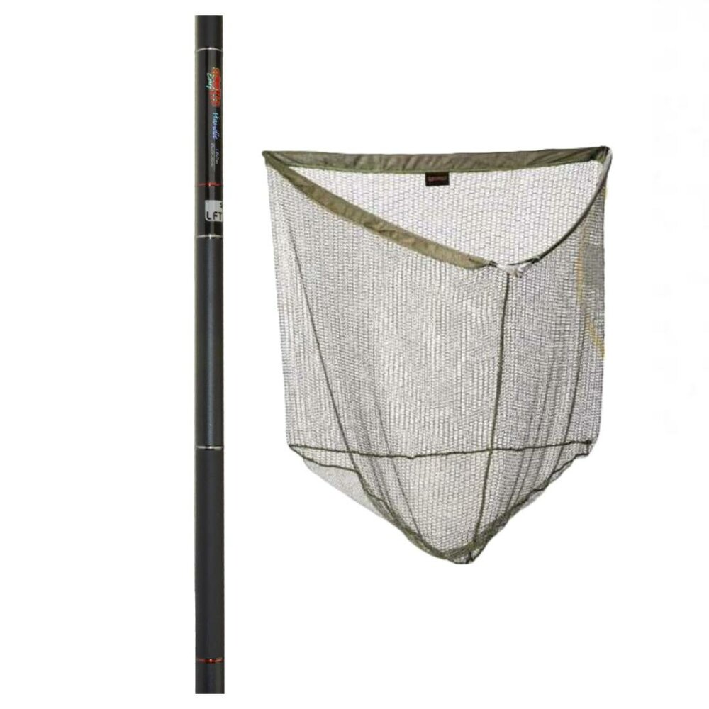 LFT karperschepnet 105 cm (42 inch)met steel 180 cm 1 delig