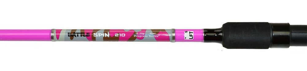 LFT hengelset Battle Spin &quot;Pink Camou&quot; 210cm 15-30 gram  + molen Battle-2000RD