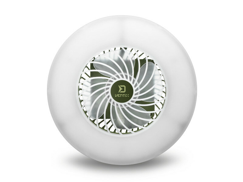 Delphin Ventix Fan with Light &ndash; Ventilator, lamp en powerbank in &eacute;&eacute;n