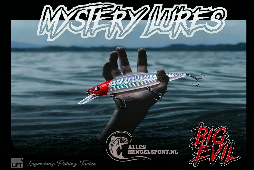 LFT Big Evil Flank Minnow 12cm. 20,5gr. Floating / Red Head (0&gt;2,5mtr.)