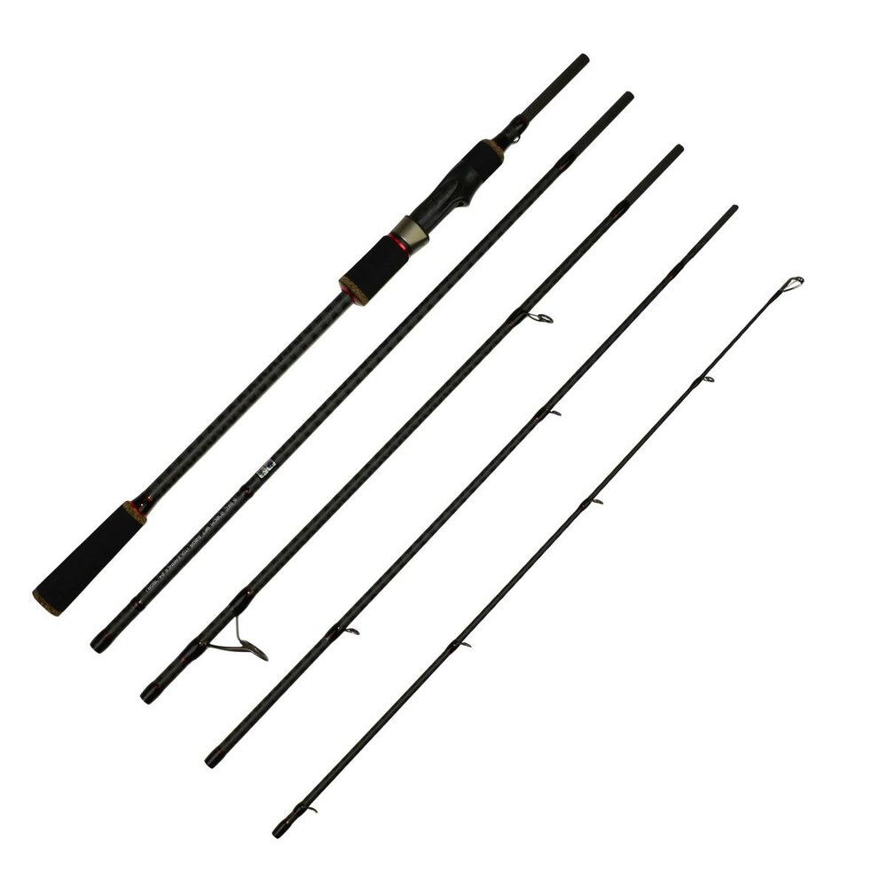 LFT Tec-Craft Travel Spin 270 &ndash; 5-delige spinhengel voor roofvis, ideaal voor op reis