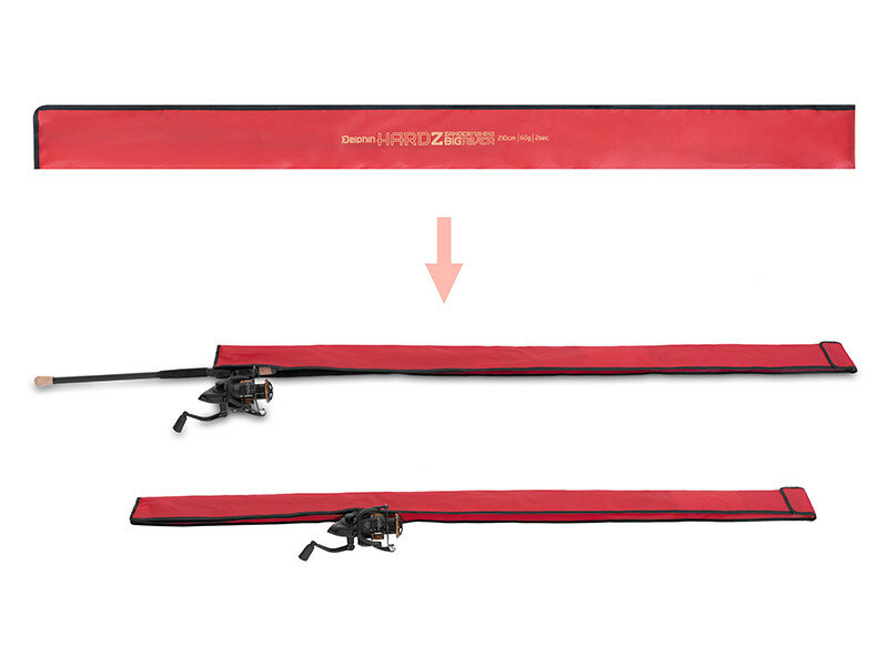 Delphin HARDZ 210cm 60g &ndash; krachtige hengel voor snoekbaars in stromend wate