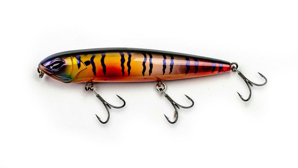 LFT Big Evil Lazy Pencil 12cm. 21gr. Surface / Tiger Flame