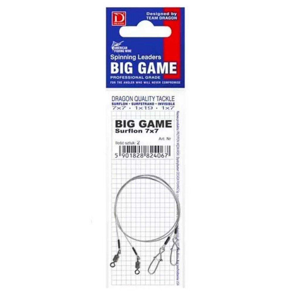 Dragon Surflon 7x7 Big Game Leader 30 KG 40cm