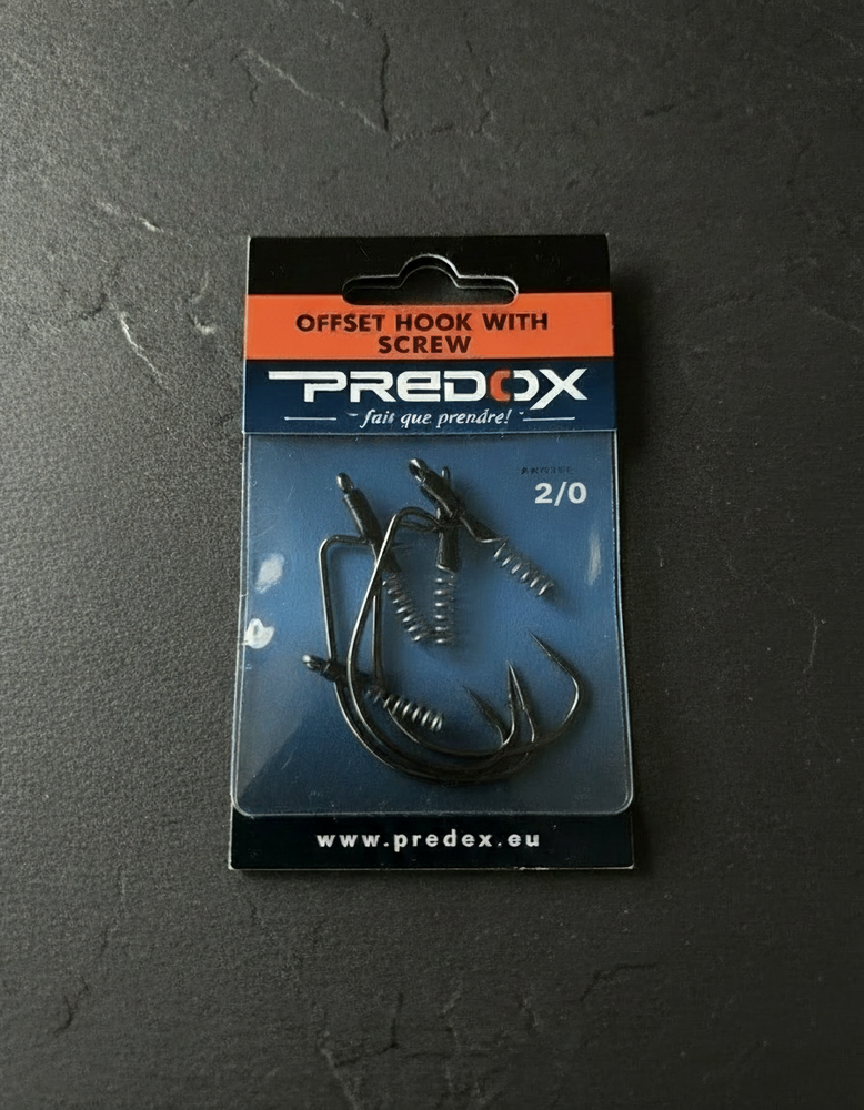 Predox offset 3 st hook with screw size 2/0