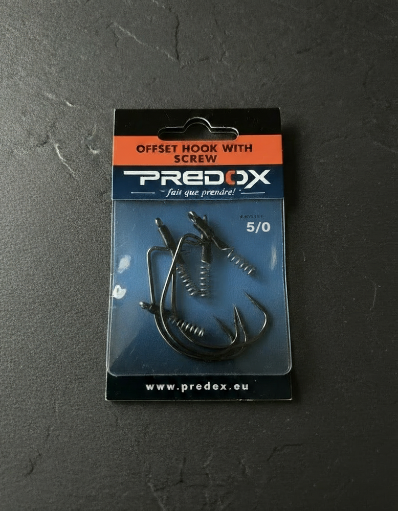 Predox offset 3 st hook with screw size 5/0
