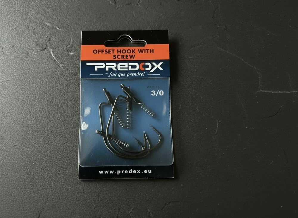 Predox offset 3 st hook with screw size 3/0