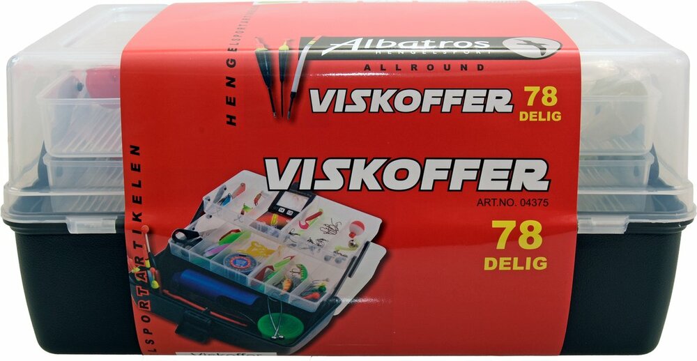 Albatros Viskoffer gevuld 78 delig