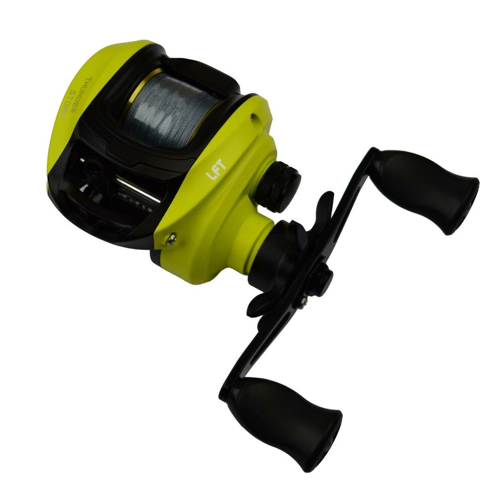 LFT Thunder Storm Baitcast LH Fluo Yellow (Braid 18/100 Grey)