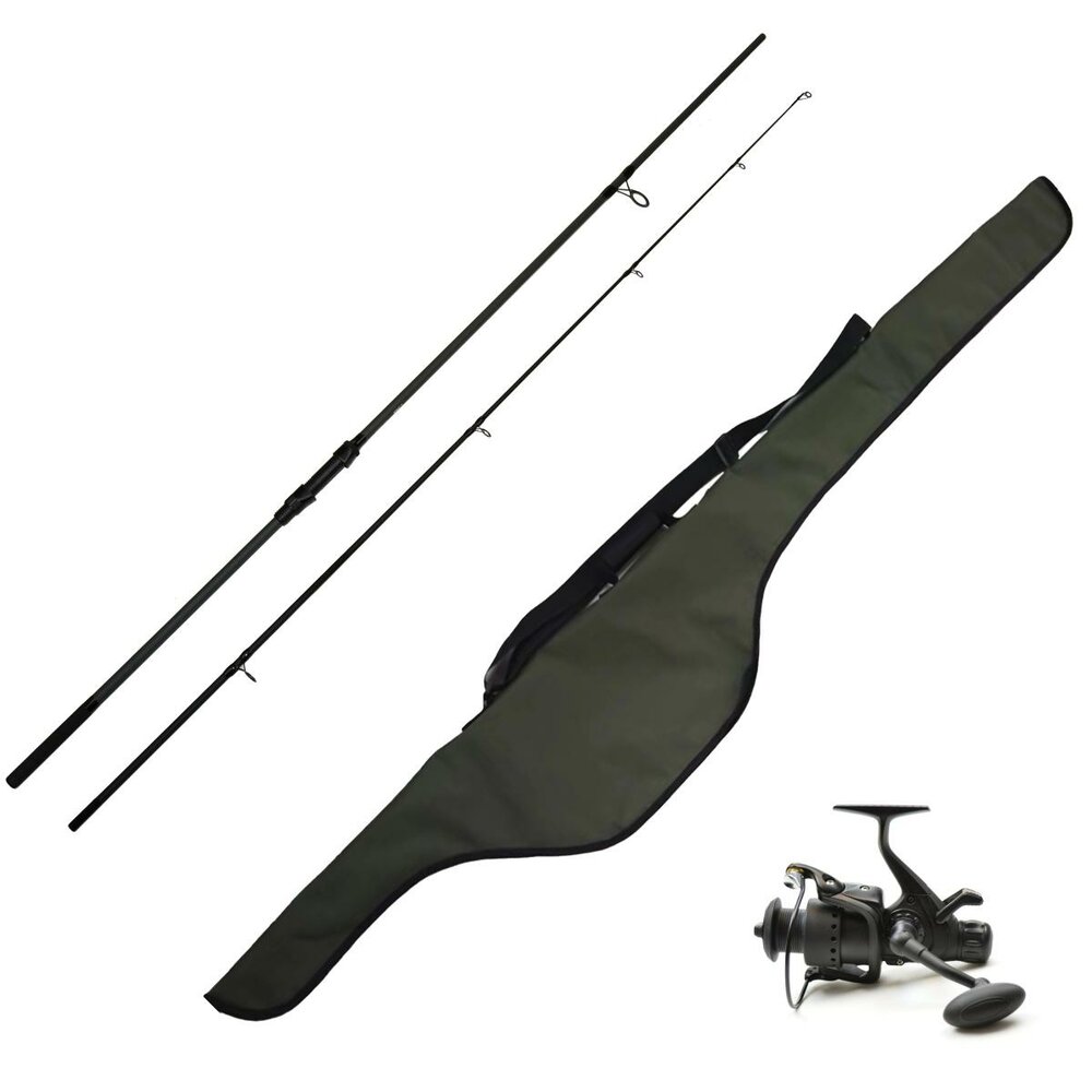 LFT karper hengelset Limit Stalker 10ft. 2,75 lbs  + molen Limit Black 3000FD (+Single Sleeve) 