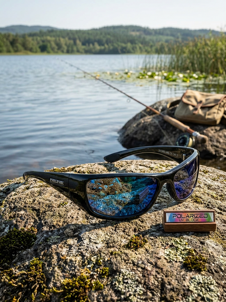 EyeLevel polariserende zonnebril Shore line Blauw