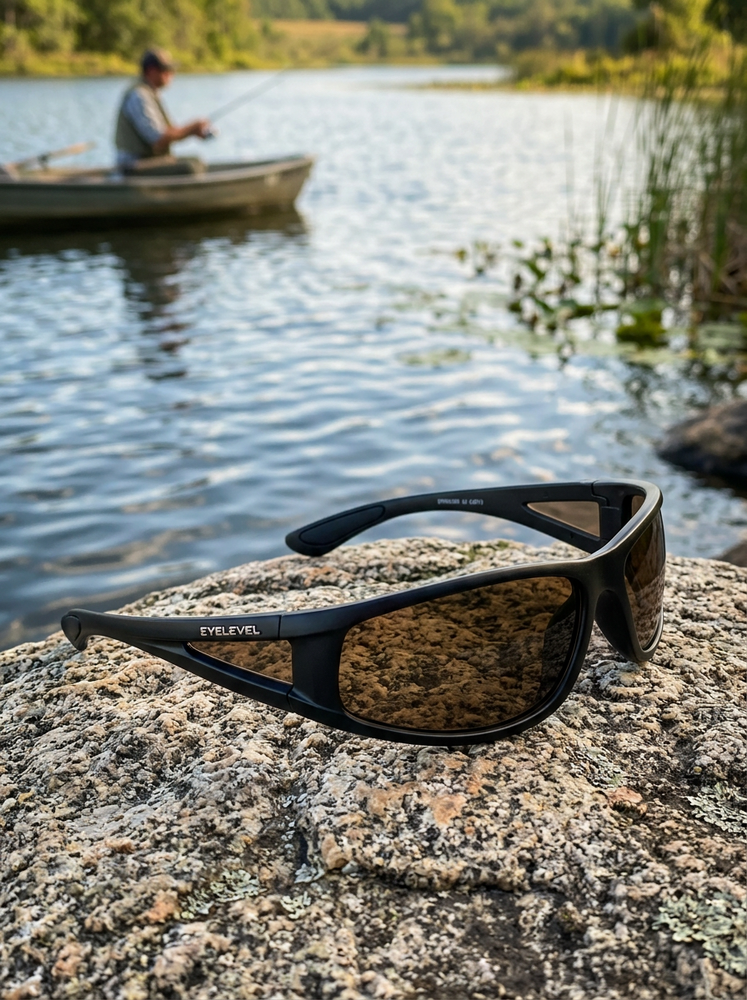 EyeLevel polariserende zonnebril striker brown