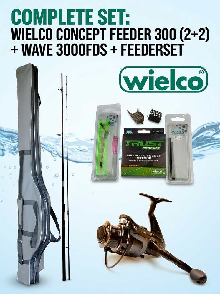 Complete Set Wielco Concept Feeder 300 + Wave 3000FDS 