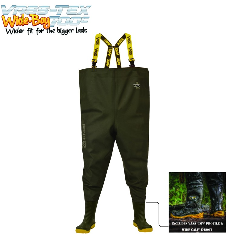 Vass-Tex 700E Wide-Boy | Extra Ruim Waadpak 42