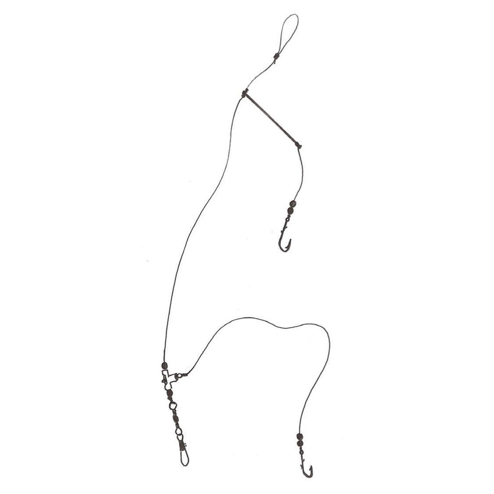 Deep Blue Flat Sea Rig 1-Arm 2-Haaks H2