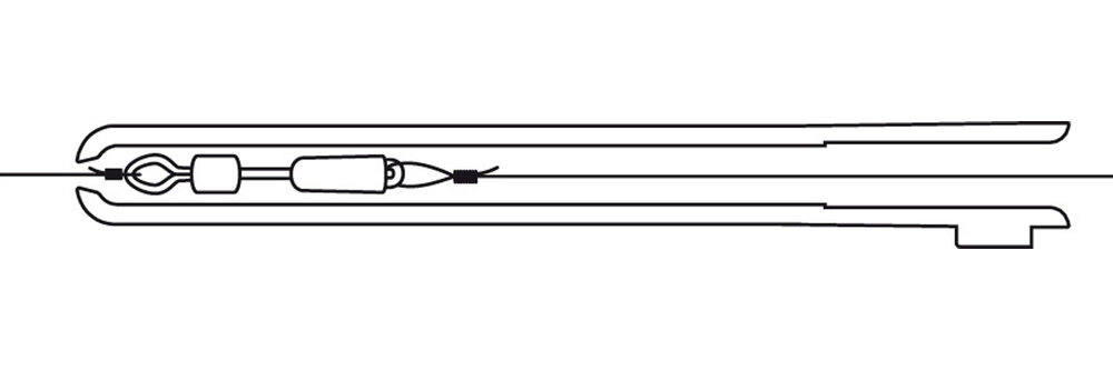 Cresta inside hook length connection swivel semi fixed (5 st)