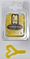 LFT Bass Twin Twisters 5 cm (10x) Yellow