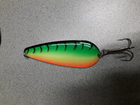 LFT Pike Spoon 50gr. Fire Tiger