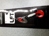 LFT Twisttail Spinner (2) Gold Red