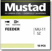 Mustad UNP Feeder Spade Barbed