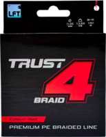LFT Trust 4-Braid PE Red 150mtr