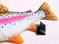 Gaby - Visknuffel Regenboog forel 62 cm