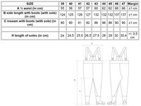 Black fagum waadpak 3Kamido natuurrubber zwart 