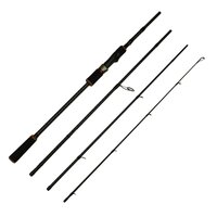 LFT Tec-Craft Travel Spin 240 &ndash; 4-delige reishengel voor roofvis op snoek en snoekbaars