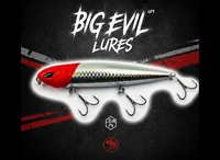LFT Big Evil Lazy Pencil 12cm. 21gr. Surface / Red Head