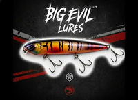 LFT Big Evil Lazy Pencil 12cm. 21gr. Surface / Tiger Flame