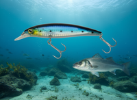 LFT Seabass Lure 12cm. 22gr. F. / Light Blue Sky (0&gt;1,50mtr.)