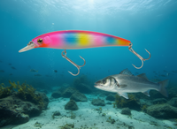 LFT Seabass Lure 12cm. 22gr. F. / Rainbow Pink (0&gt;1,50mtr.)