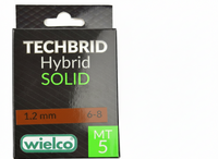 Wielco Hybrid Solid Elastiek 5mtr. 1,2mm. (Orange)