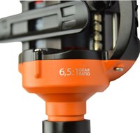 LFT Thunder Storm Baitcast LH Fire Orange (Braid 18/100 Grey)