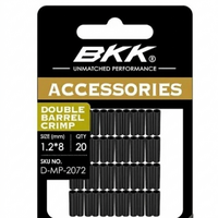 BKK double barrel crimp 1.2 8mm 20stuks