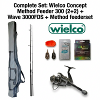 Complete Set Wielco Concept Method 300 + Wave 3000FDS | Method feeder set