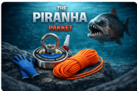 Superset 180kg The Piranha | Vismagneet voor Magneetvissen