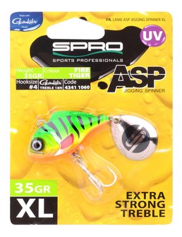 Spro ASP Spinner UV XL 35gr. (fire tiger)