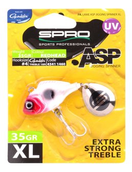 Spro ASP Spinner UV XL 35gr (red head)
