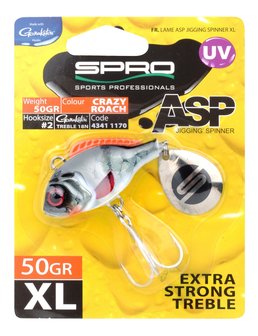 Spro ASP Spinner UV XL 50gr (grazy roach)