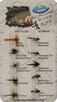 Dragon Std Fly Selection- River Flies (10)