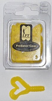 LFT Bass Twin Twisters 5 cm (10x) Yellow