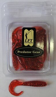 LFT Trout/Bass Twisters 6cm (10x) Red