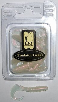 LFT Trout/Bass Twisters 6cm (10x) White